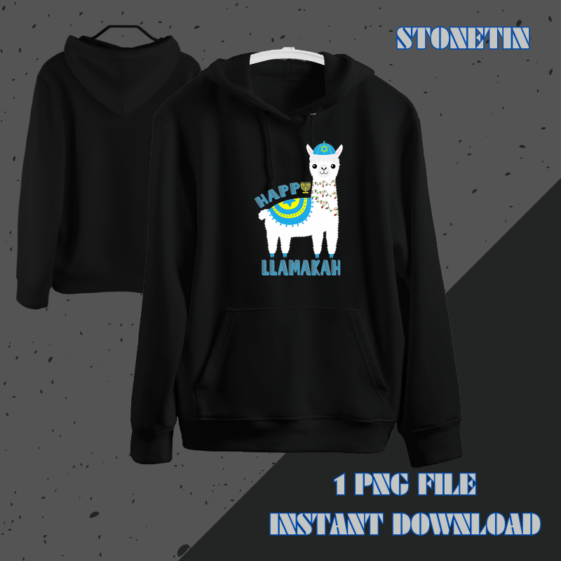 Funny Jewish Shirt Hanukkah Llama Lover Tee Happy Llamakah.png