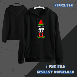 funny matching family im the goat elf christmas