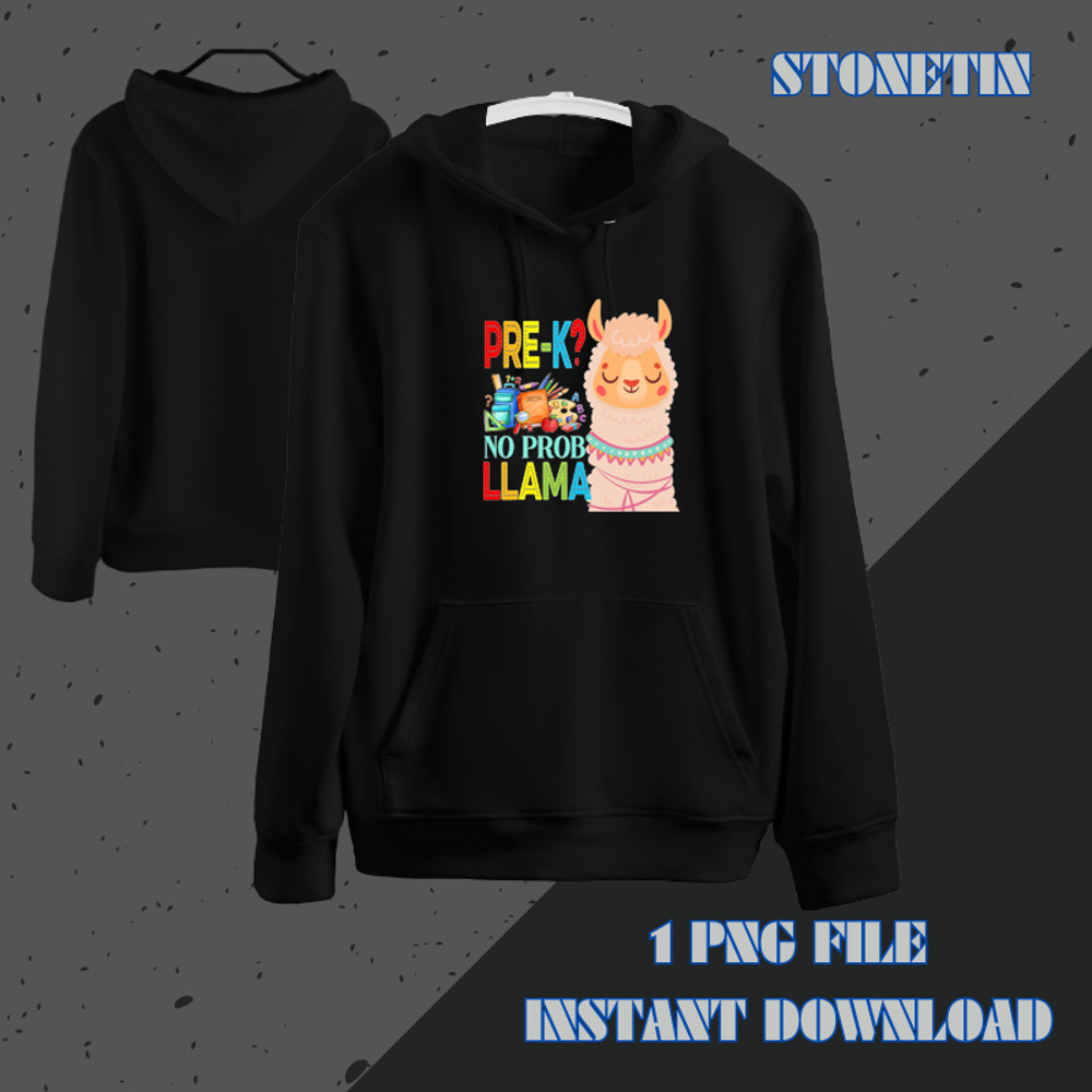 Funny PreK No Prob Llama Back To School First Day 22.png