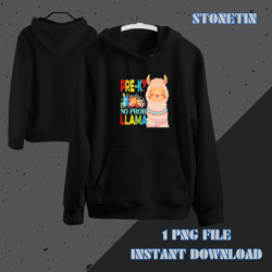 funny prek no prob llama back to school first day 22