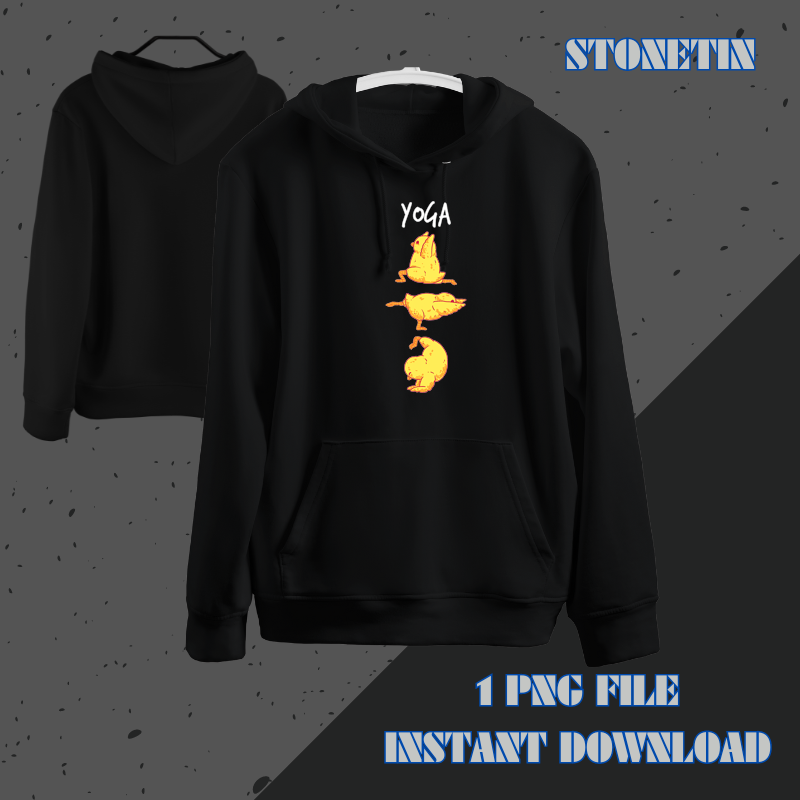 Funny Workout Chicken Yoga Pose.png