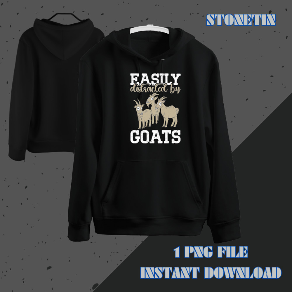 Goat Owner Funny Easily Distracted By Goats.png