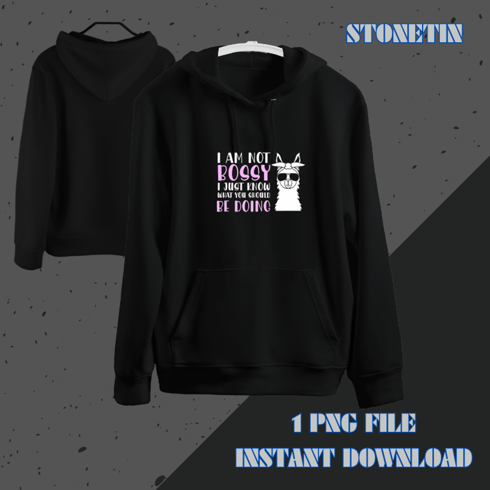 I Am Not Bossy 2Funny Lady Boss Llama.png