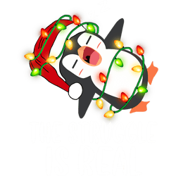 christmas tired penguin santa penguins the struggle is real