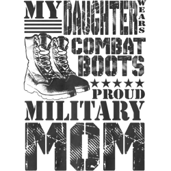 daughter wears combat boots military mom military family premium