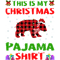 Funny Santa Hat This Is My Panda Christmas Pajama T-Shirt.png