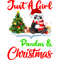 Panda Lover Just A Girl Who Loves Pandas And Christmas T-Shirt.png