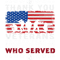 Thank You Veterans Saluting Those Who Served Patriotic Flag T-Shirt.png