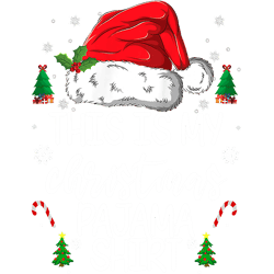 this is my christmas pajama  funny christmas matching