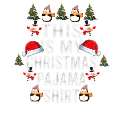 this is my christmas pajama  funny matching christmas