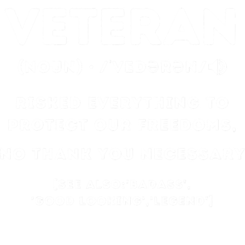 Veteran Definition Funny Proud Veteran Military Meaning T-Shirt.png