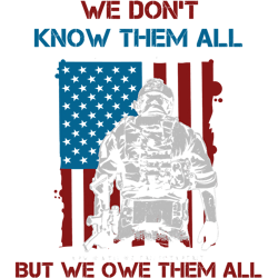 veterans day we don't know them all but we owe them all