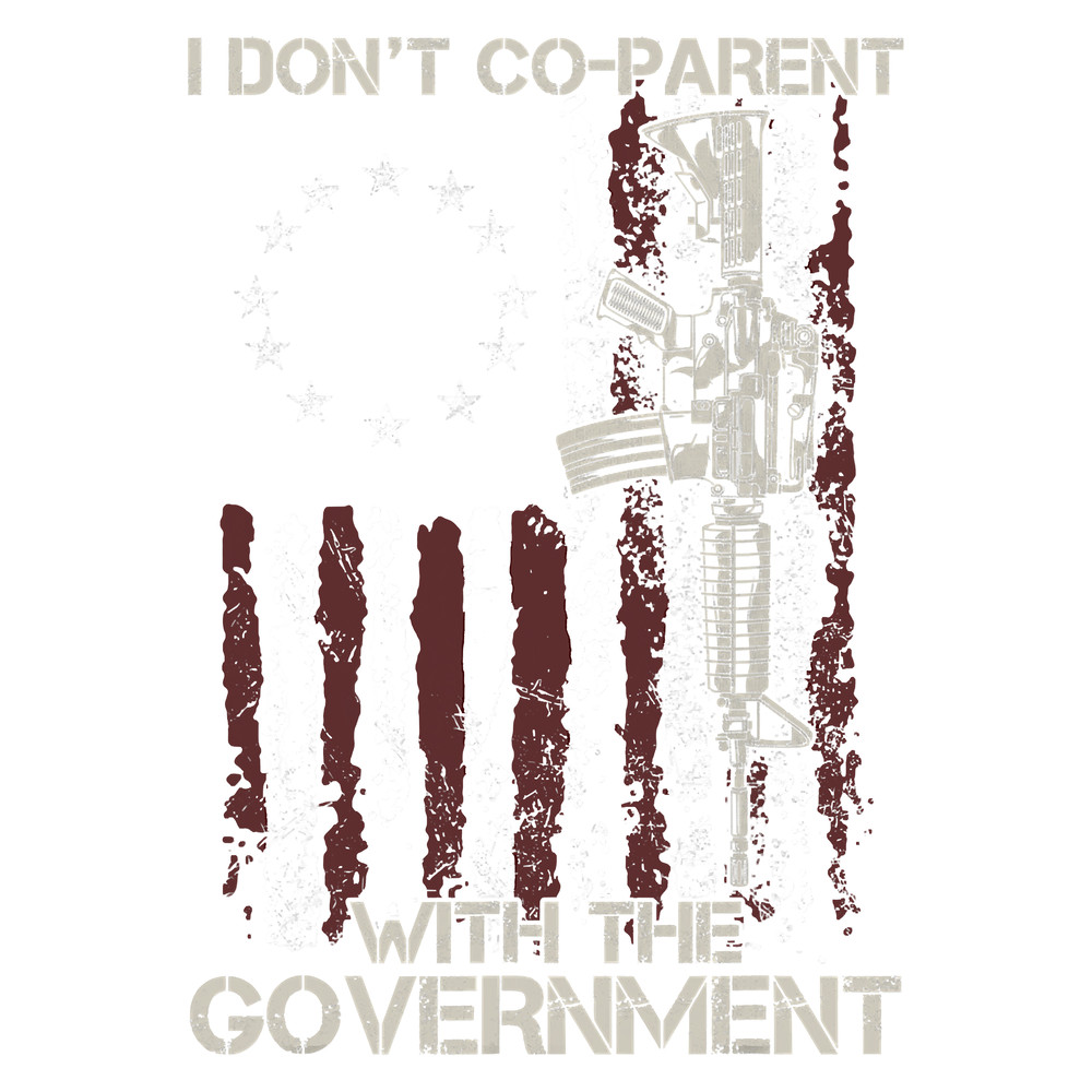Vintage American Flag I Don’t Coparent With The Government T-Shirt.png