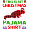 Xmas Santa Hat This Is My Red Panda Christmas Pajama Premium T-Shirt.png