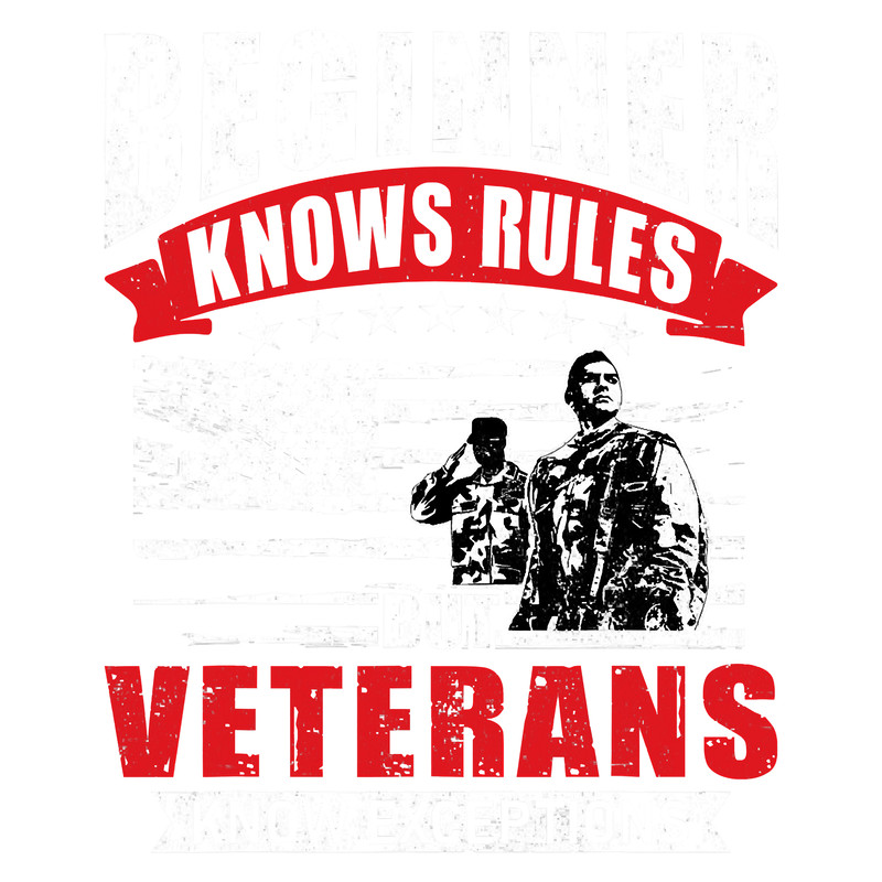 Beginner Knows Rules But Veterans Know Exceptions T-Shirt.png