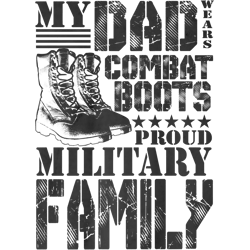 dad wears combat boots proud military family premium