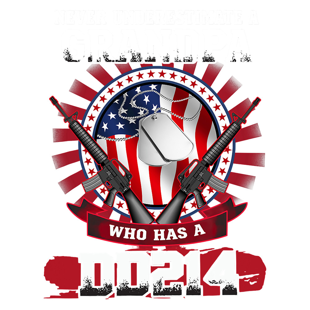 Never Underestimate a Grandpa Who Has A DD214 T-Shirt.png