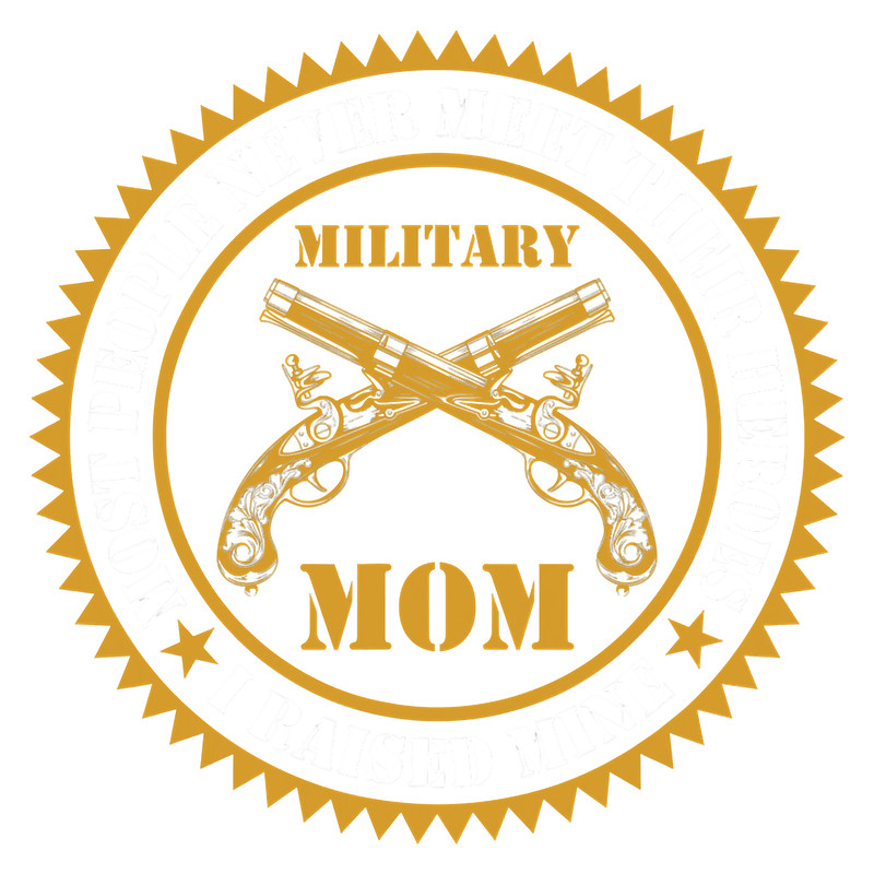 Proud Military Mom - Hero Mom Gift T-Shirt.png