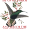 Hummingbird flower bird watching Funny Id rather sit on my.png