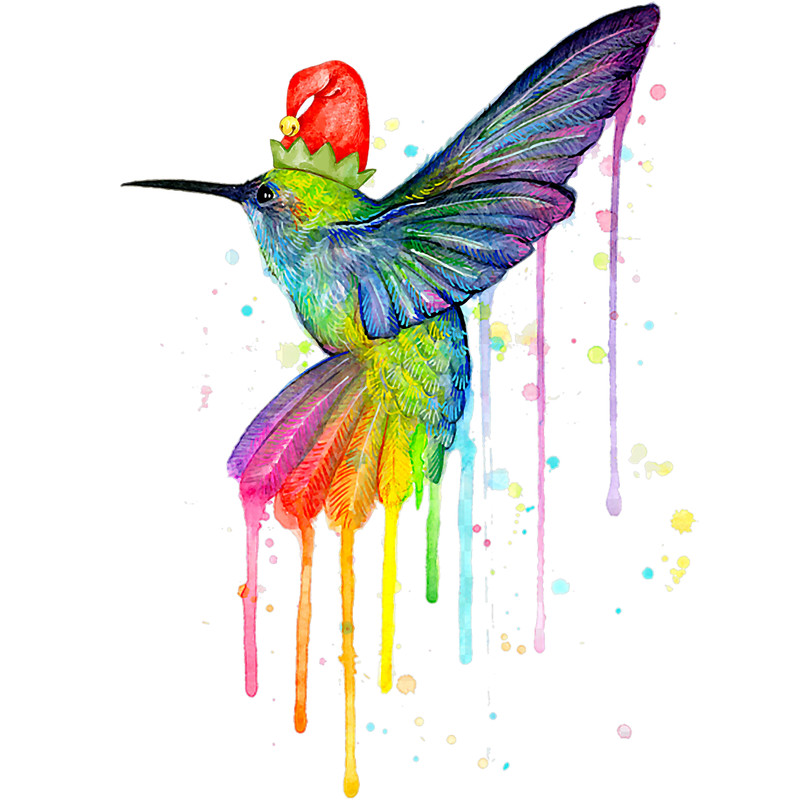 hummingbird santa christmas cute hat 2bird.png