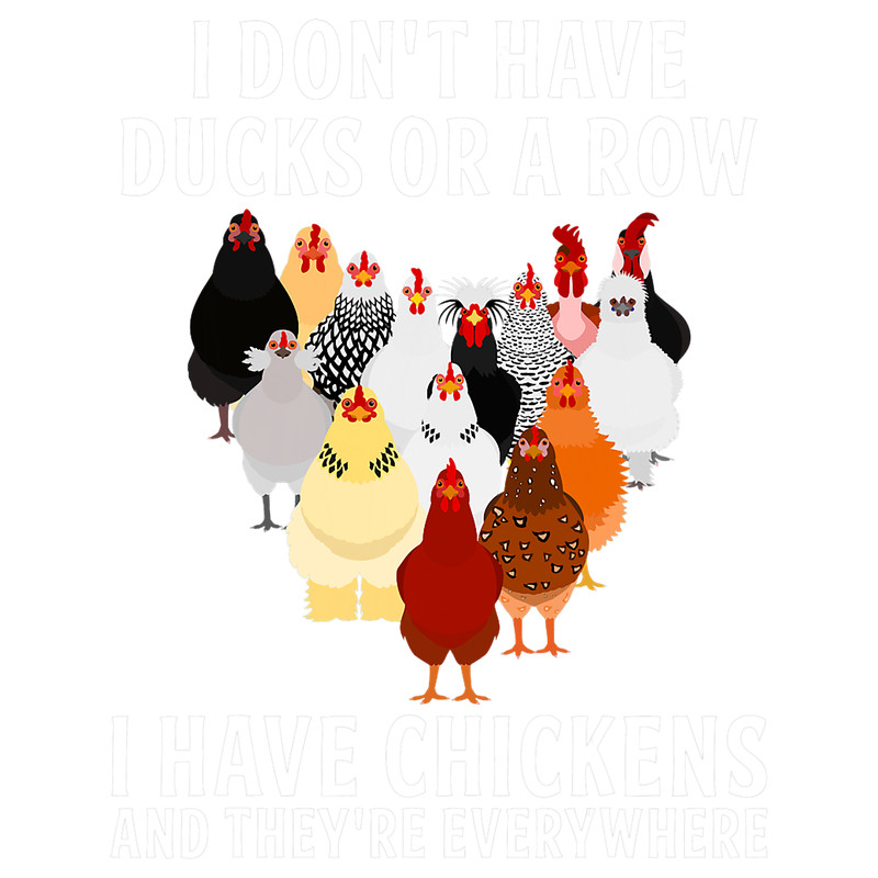 I Dont Have Ducks Or A Row I Have Chickens Are Everywhere 21.png