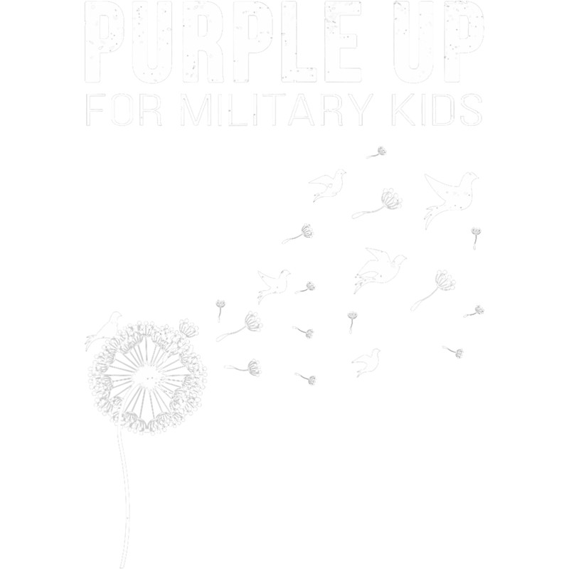 I Purple Up For Military Kids Shirt Soldier Dandelion.png