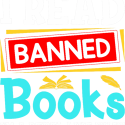 i read banned books week librarian reader nerd men, png, png for shirt, png files for sublimation, digital download, pri