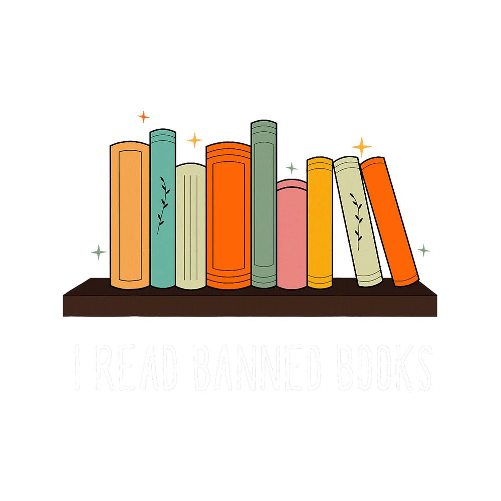 I Read Banned Books Week Librarian Retro Groovy Book Reader 22.png