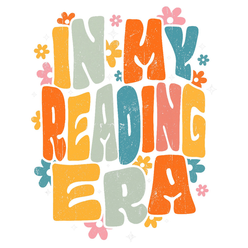 In My Reading Era Groovy Reader Librarian Teacher Book Lover.png