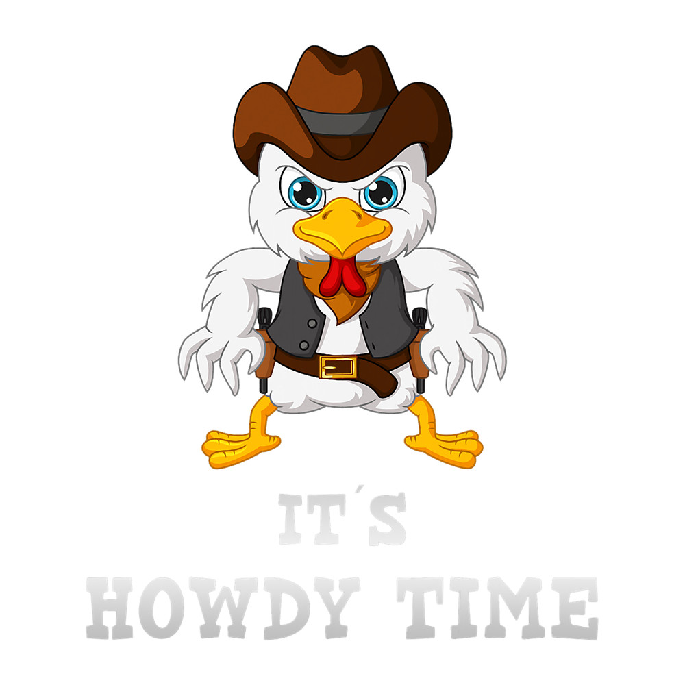 Its Howdy Time Crazy Chicken Rodeo Western Country.png