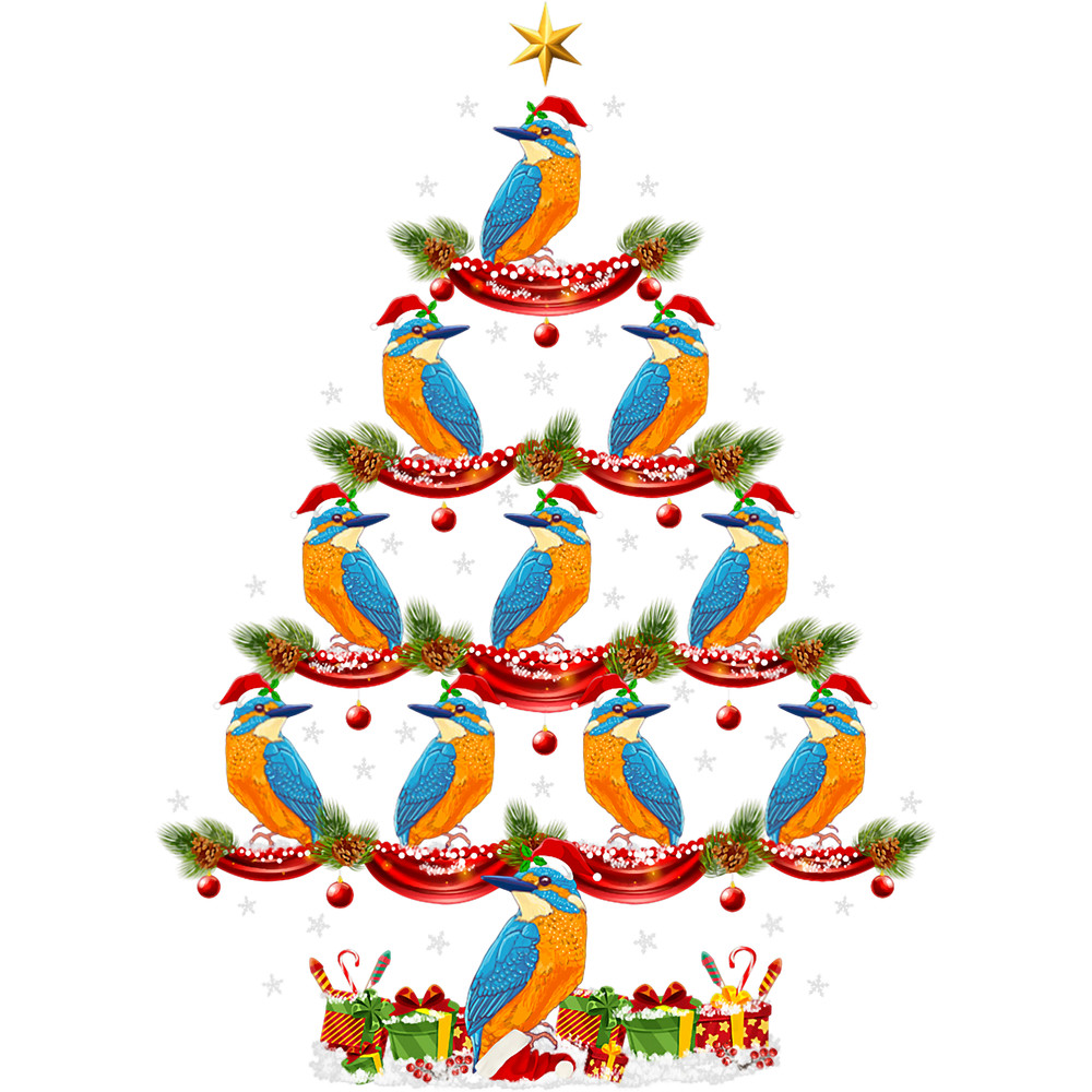 Kingfisher Bird Xmas Tree Lighting Kingfisher Christmas Tree.png