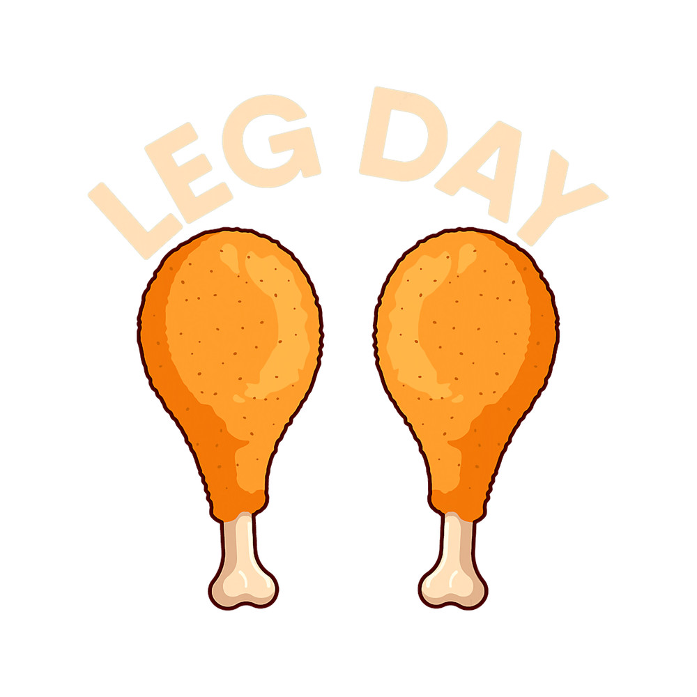 Leg Day Food Chicken Workout Gym Fitness Weightlifting Humor.png
