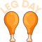 Leg Day Food Chicken Workout Gym Fitness Weightlifting Humor.png