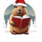 Librarian Capybara Theres Snow Place Like The Library.png