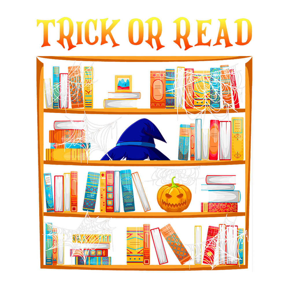 Librarian Halloween Costume Trick or Read For Book Lovers.png