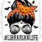 Librarian Messy Bun Spooky Pumpkin Orange Halloween Costume.png