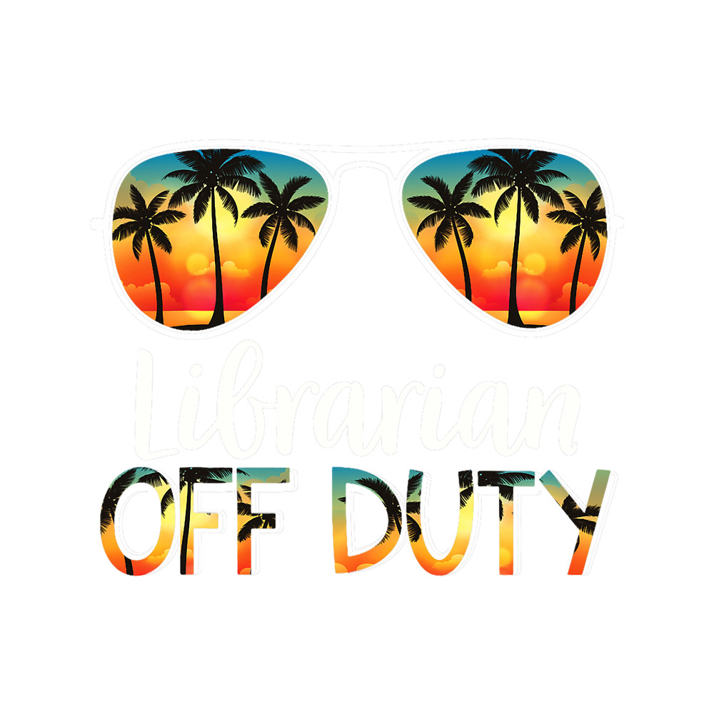 Librarian Off Duty Sunglasses Beach Sunset.png