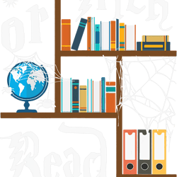librarian trick or read library halloween book lovers, png, png for shirt, png files for sublimation, digital download,