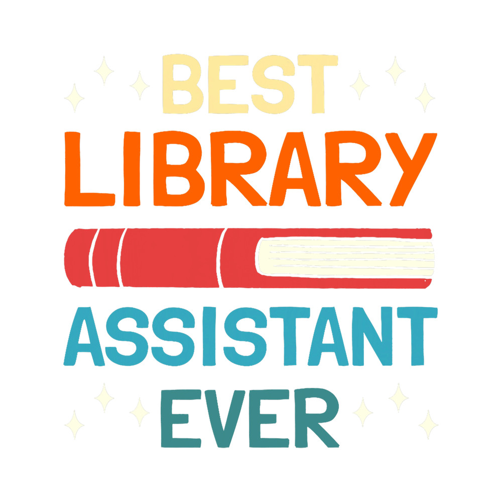 Library Assistant Retro Vintage Librarian Associate Keeper.png