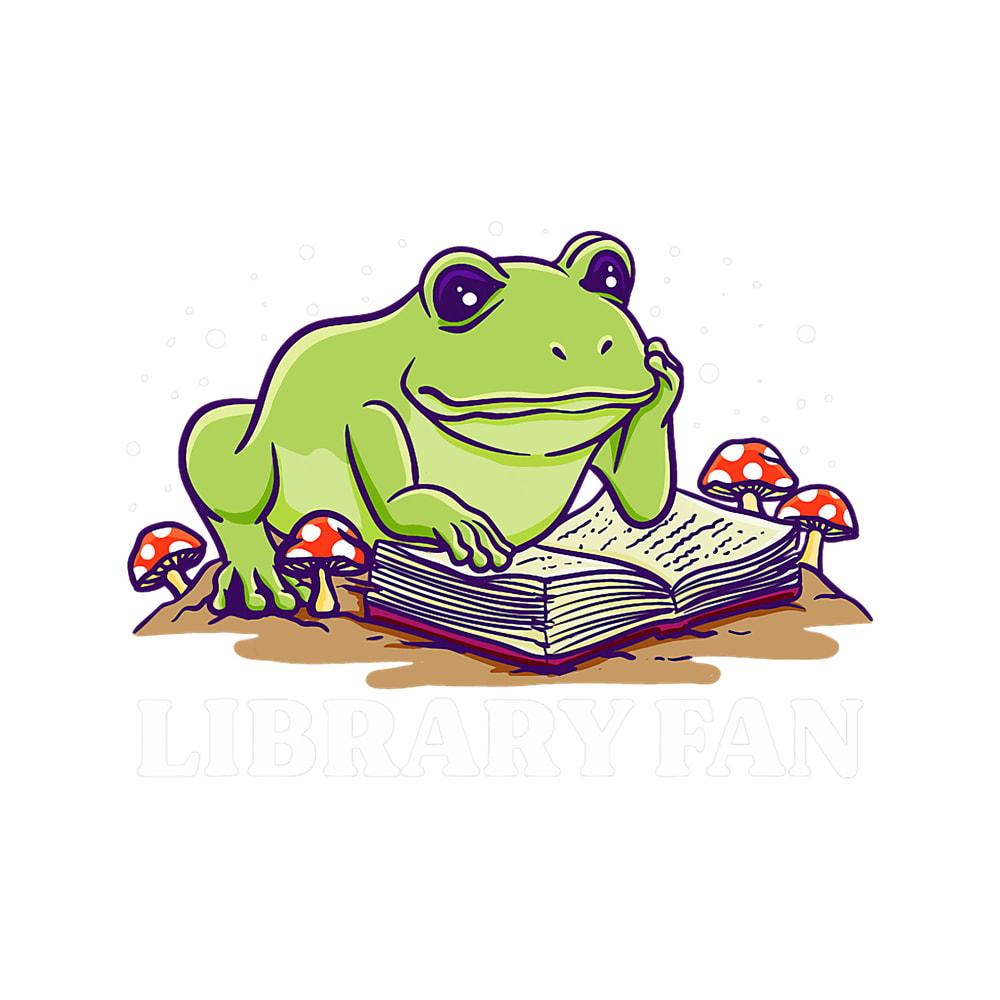 Library Fan Librarian Bookworm Book Lover Reader.png