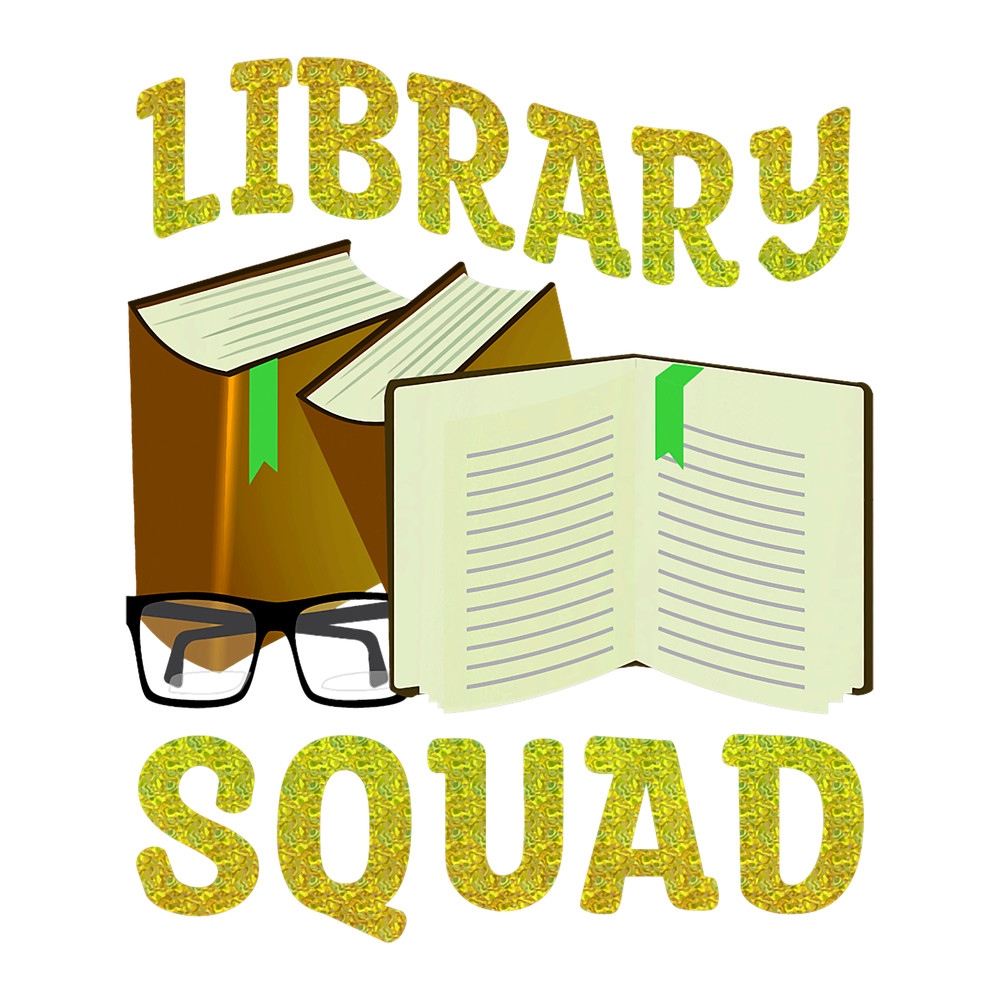 Library Squad Book Lover Reading Club Librarian Bookworm.png