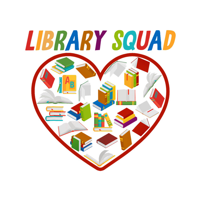 Library Squad Librarian Bookworm Book Lover.png
