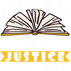 literacy and justice for all social justice librarian book, png, png for shirt, png files for sublimation, digital downl