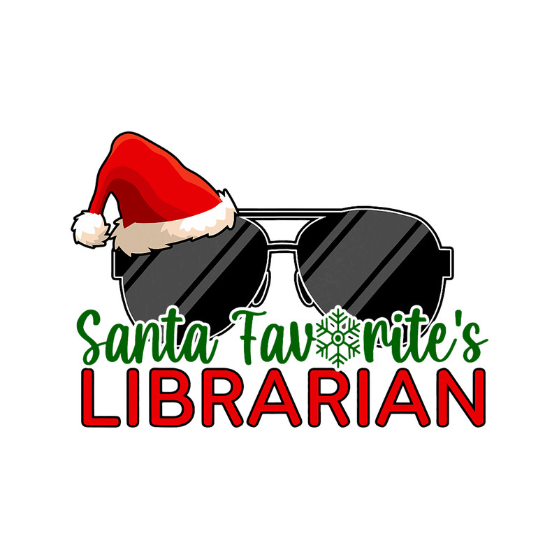 love librarian teacher christmas santa favorites teacher.png