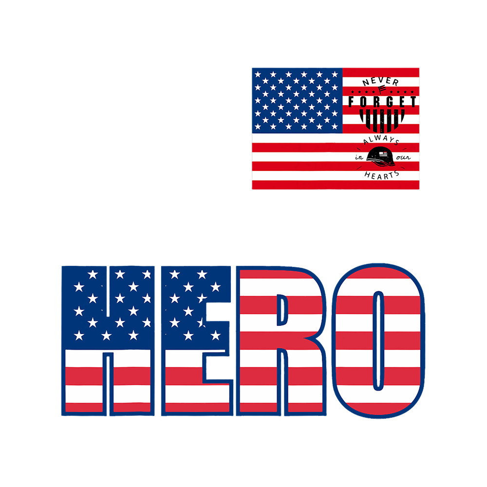 Memorial Day Hero Patriots American Flag Veterans 2Soldier.png