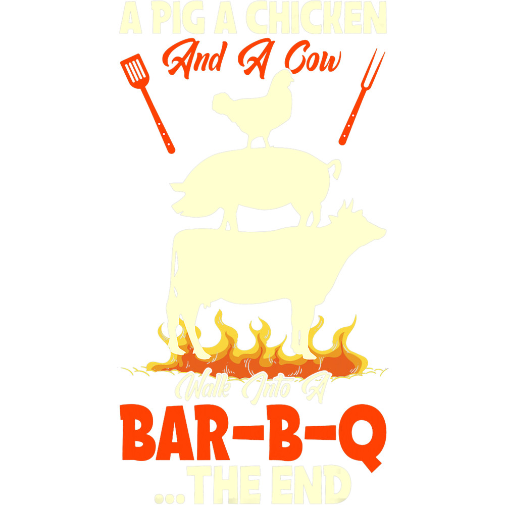 Mens Fathers Day BBQ Joke Chicken Cow Grill.png