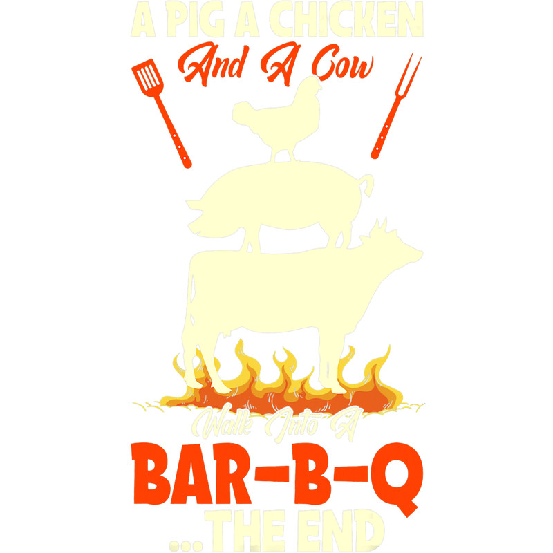 Mens Fathers Day BBQ Joke Chicken Cow Grill.png