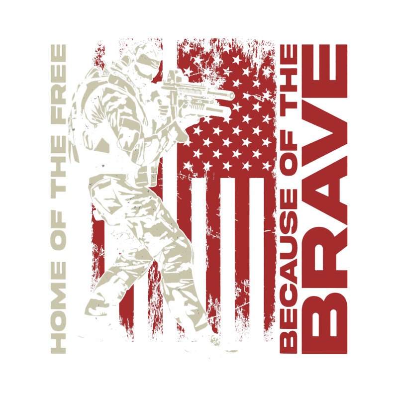 Mens Home Of The Free Because Of The Brave USA Flag Soldier.png