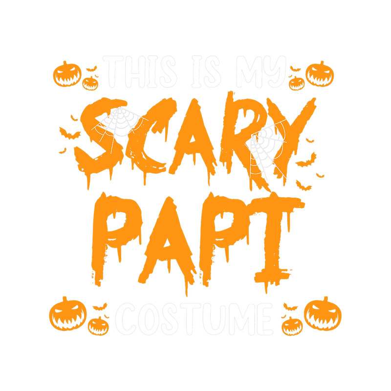 Mens This Is My Scary Papi Costume Family Halloween.png