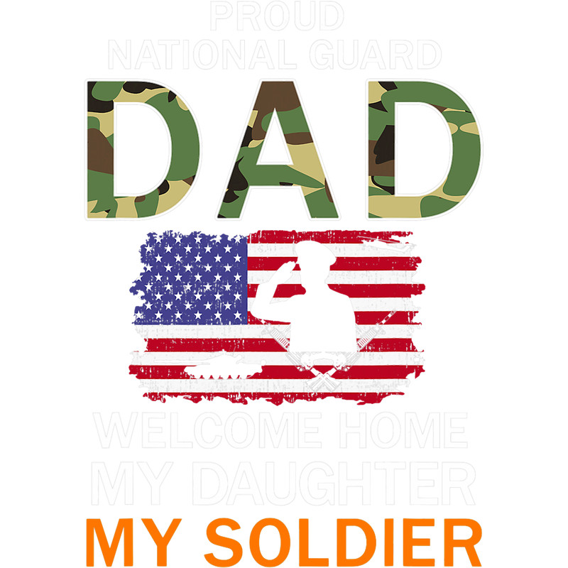 Mens Welcome Home My Daughter My Soldier Homecoming Reunion Army.png